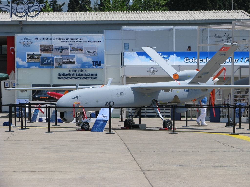 Turkish Air Force Anka Medium Altitude Long Endurance (MALE) Unmanned ...